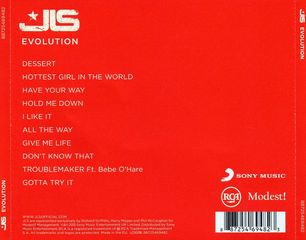 JLS (3) : Evolution (CD, Album)