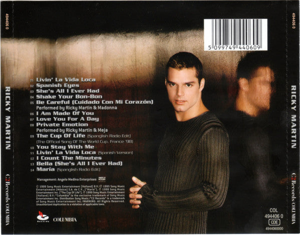Ricky Martin : Ricky Martin (CD, Album)