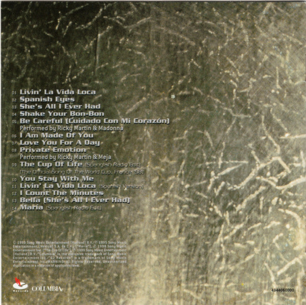 Ricky Martin : Ricky Martin (CD, Album)
