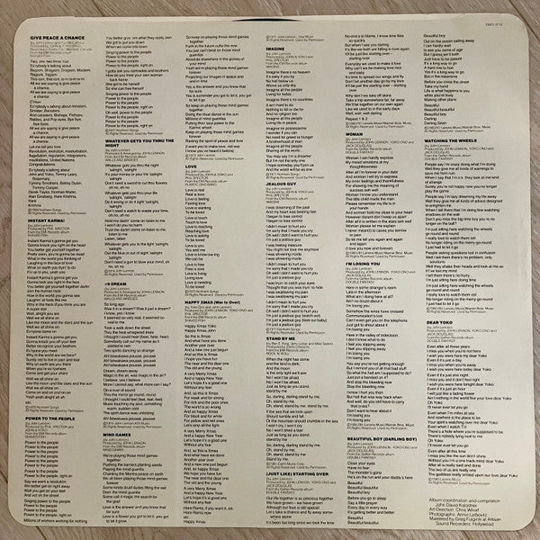 John Lennon : The John Lennon Collection (LP, Comp)