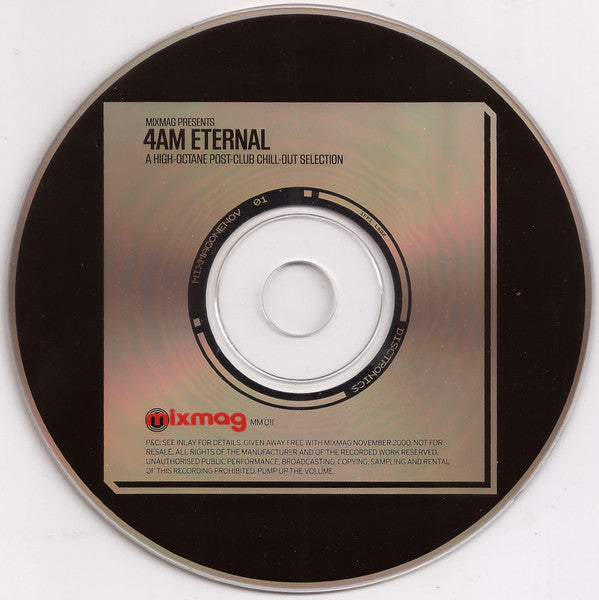 Osymyso : 4am Eternal (A Truly Twisted Post-Club Chill-Out Selection) (CD, Mixed)