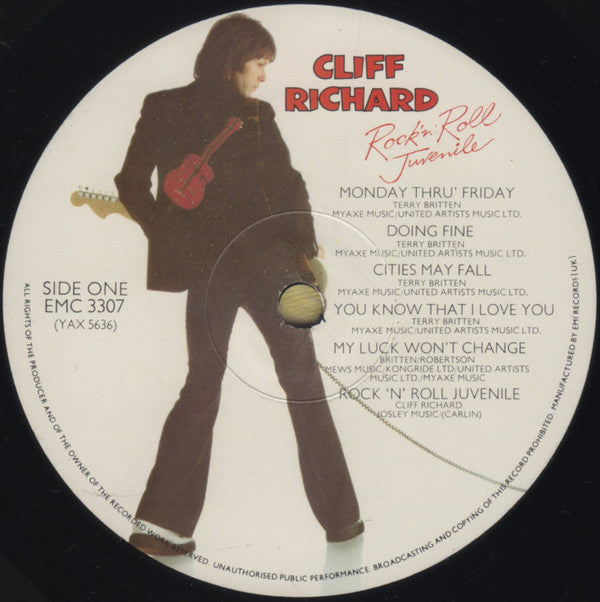 Cliff Richard : Rock 'N' Roll Juvenile (LP, Album)