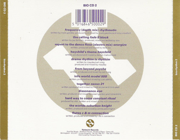 Various : Bio Rhythm 2 "808 909 1991" (CD, Comp)