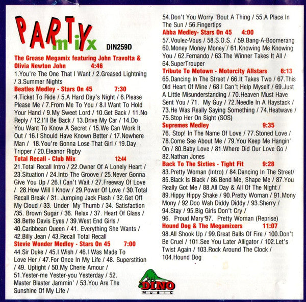 Various : Party Mix (CD, Comp, RE)