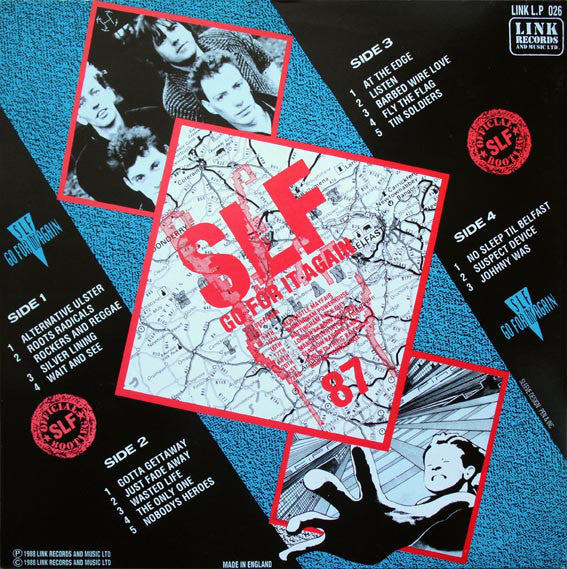 Stiff Little Fingers : Live And Loud!! (2xLP, Album, RP)