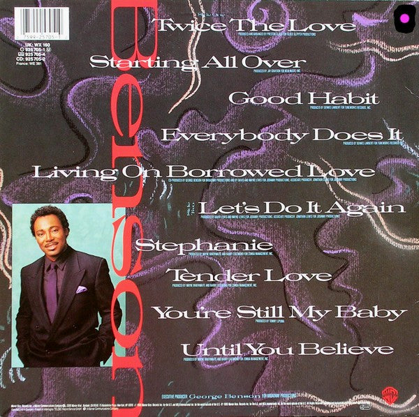 George Benson : Twice The Love (LP, Album)