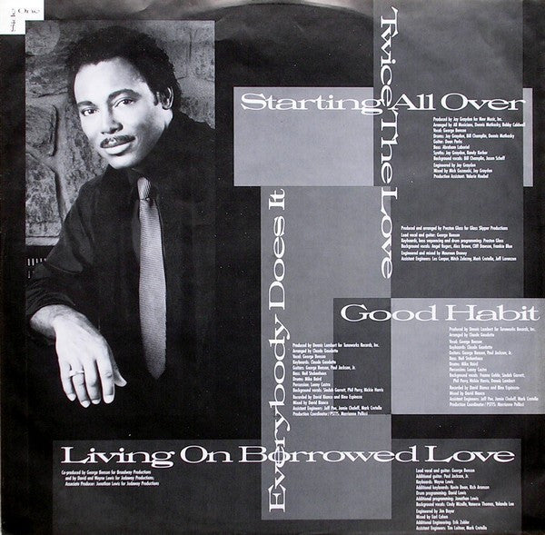 George Benson : Twice The Love (LP, Album)