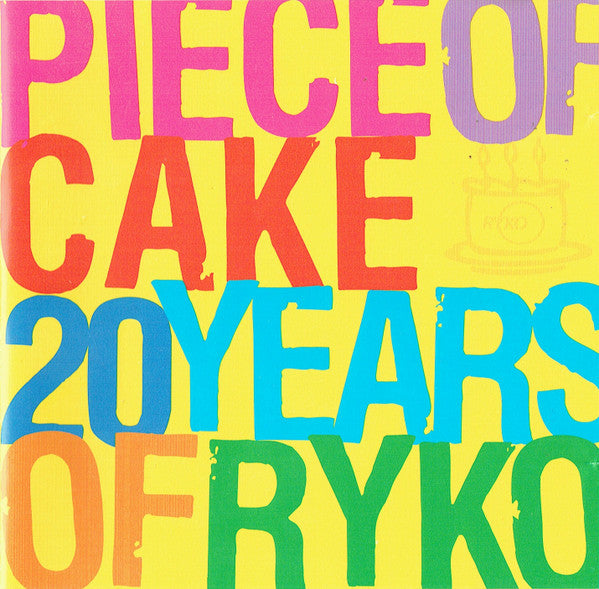 Various : Piece Of Cake 20 Years Of Ryko (CD, Comp)