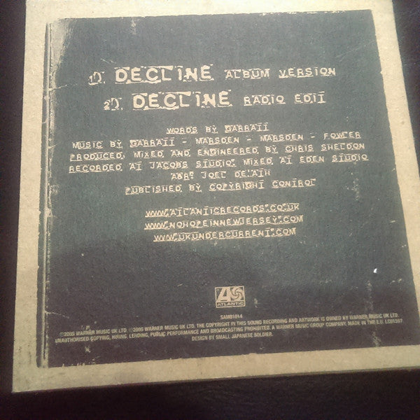 No Hope In New Jersey : Decline (CD, Single, Promo)
