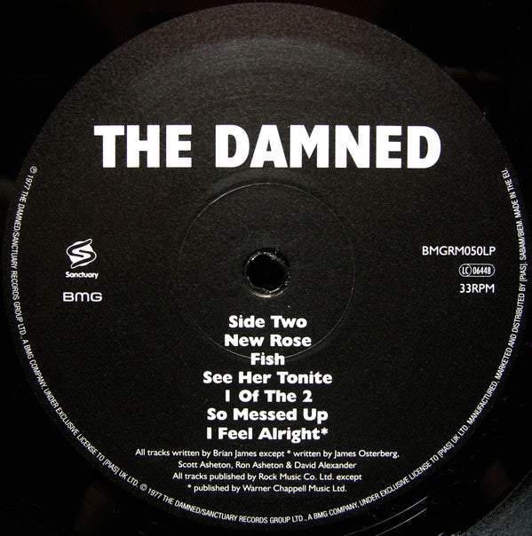 The Damned : Damned Damned Damned (LP, Album, RE)