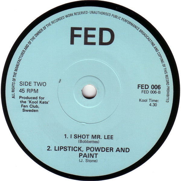 Various : FED 6 (7", EP, Comp, Unofficial, Lig)