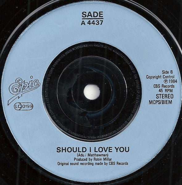 Sade : When Am I Going To Make A Living (7", Single, Inj)