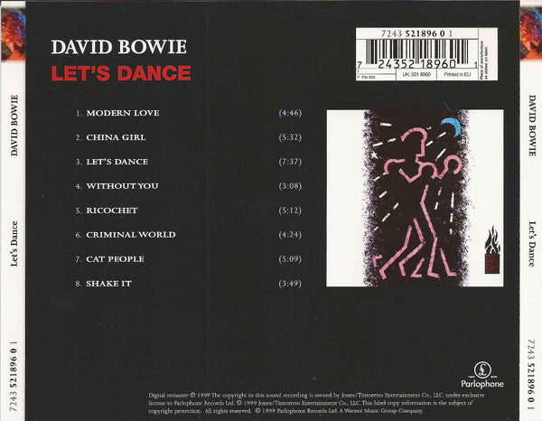 David Bowie : Let's Dance (CD, Album, Enh, RE, RM, RP)