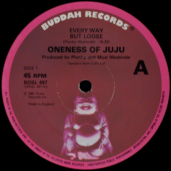 Oneness Of Juju : Every Way But Loose (12", Single)