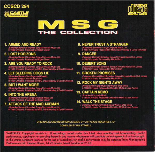 The Michael Schenker Group : The Collection (CD, Comp)