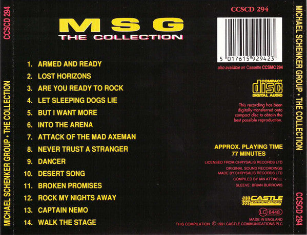 The Michael Schenker Group : The Collection (CD, Comp)