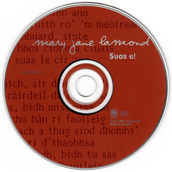 Mary Jane Lamond : Suas e! (CD, Album)