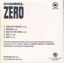 Channel Zero (2) : Unsafe 'tracks from the forthcoming album' (CD, Promo, Smplr)