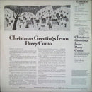 Perry Como : Christmas Greetings From Perry Como (LP, Album, RE)