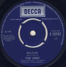 Tom Jones : Delilah (7", Single)
