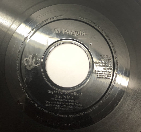 M People : Sight For Sore Eyes (7", Single, Jukebox, Sin)