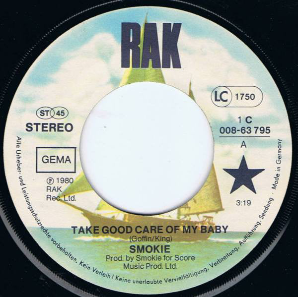 Smokie : Take Good Care Of My Baby (7", Single)