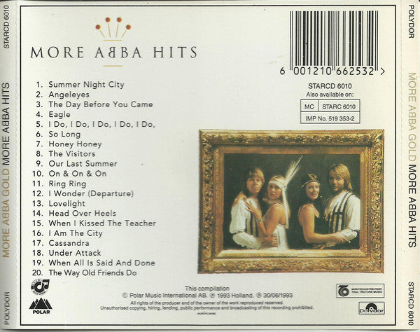 ABBA : More ABBA Gold (More ABBA Hits) (CD, Comp, RM)