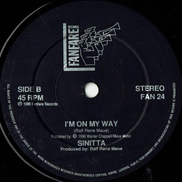 Sinitta : Hitchin' A Ride (7", Single, Pap)