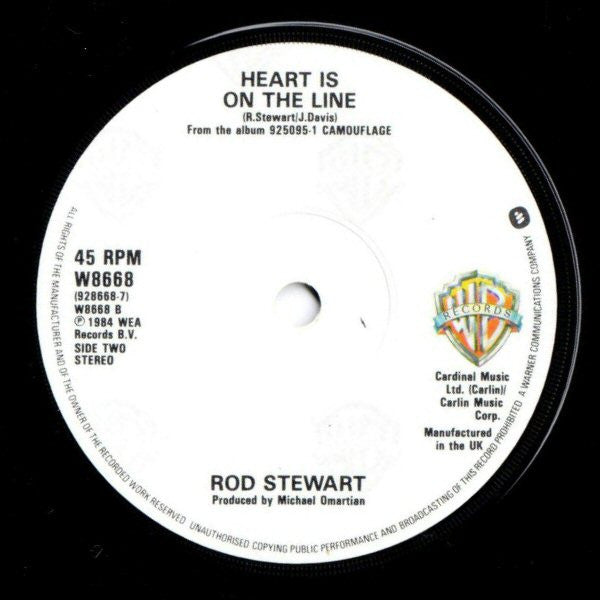 Rod Stewart : Love Touch (7", Single, Pap)