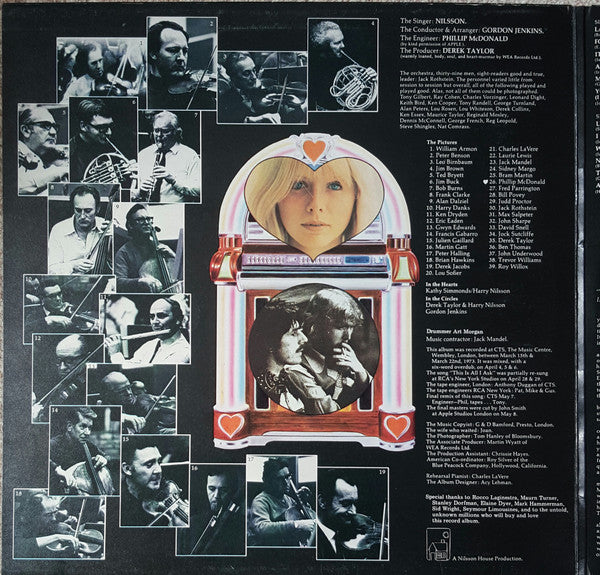 Harry Nilsson : A Little Touch Of Schmilsson In The Night (LP, Album, Gat)