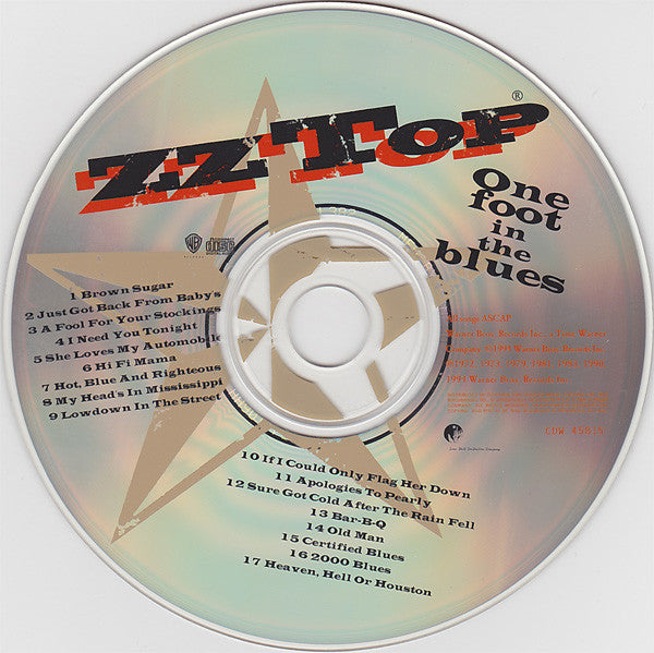 ZZ Top : One Foot In The Blues (CD, Comp)