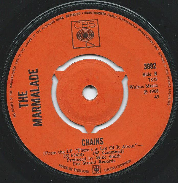 The Marmalade : Ob-La-Di Ob-La-Da (7", Single, 3-p)