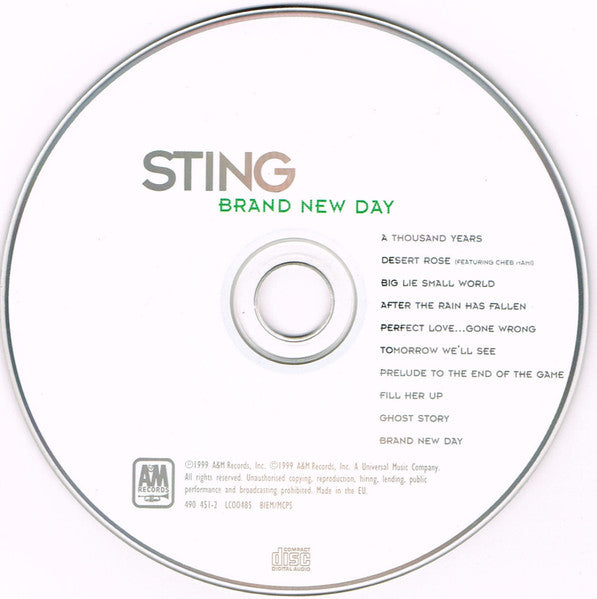 Sting : Brand New Day (CD, Album, Enh)