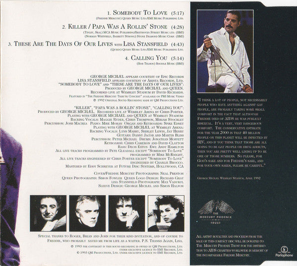 George Michael And Queen With Lisa Stansfield : Five Live (CD, EP)