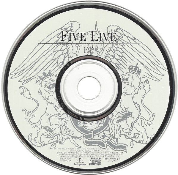 George Michael And Queen With Lisa Stansfield : Five Live (CD, EP)