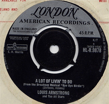 Louis Armstrong And The All Stars* : Hello, Dolly! (7", Single)