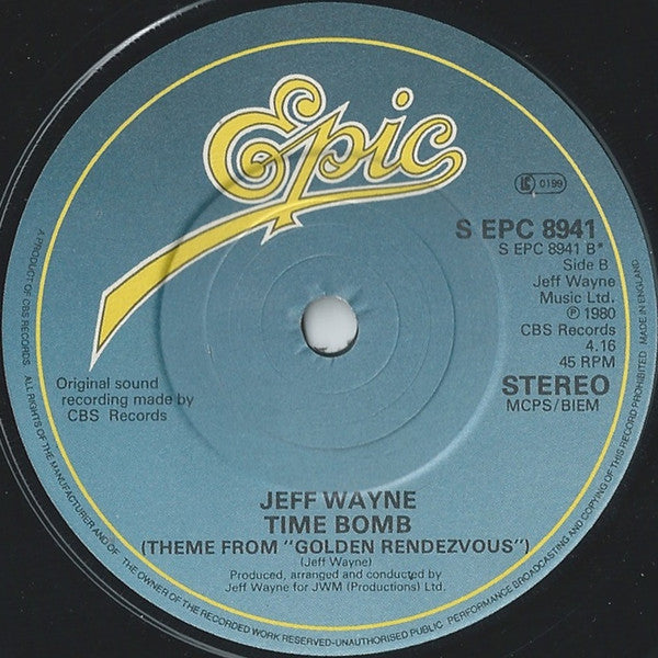 Jeff Wayne : Jubilation (7", Com)