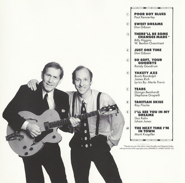 Chet Atkins And Mark Knopfler : Neck And Neck (CD, Album, RP)