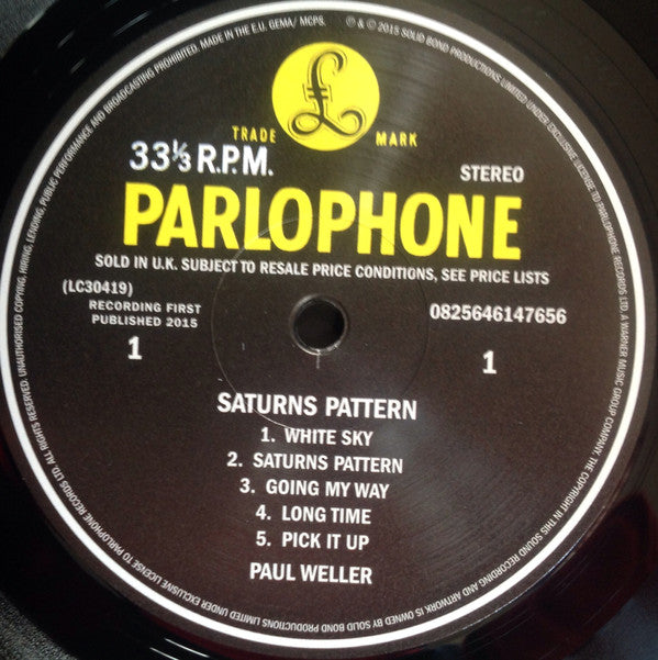 Paul Weller : Saturns Pattern (LP, Album, 180)
