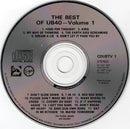 UB40 : The Best Of UB40 - Volume 1 (CD, Comp)