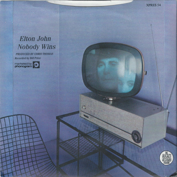 Elton John : Nobody Wins (7", Pic)