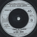 Elton John : Nobody Wins (7", Pic)