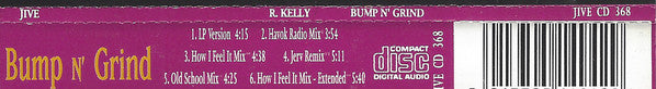 R. Kelly : Bump N' Grind (CD, Single)