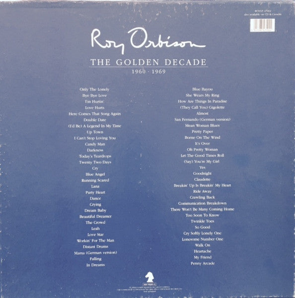 Roy Orbison : The Golden Decade 1960-1969 (4xLP, Album, Comp)