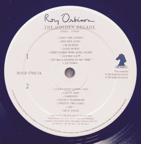 Roy Orbison : The Golden Decade 1960-1969 (4xLP, Album, Comp)