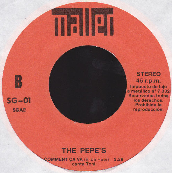 The Pepe's : Clap-Clap Sound (7", Single)