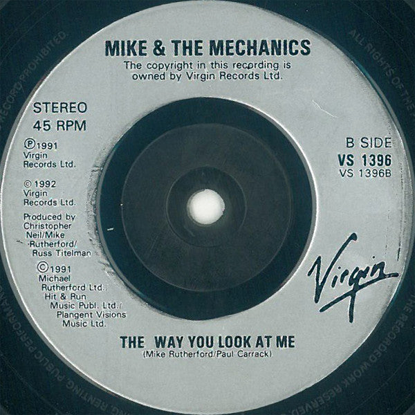 Mike & The Mechanics : Everybody Gets A Second Chance (7", Single)