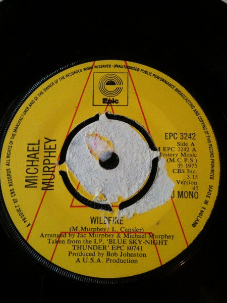 Michael Martin Murphey : Wildfire (7", Single, Promo)