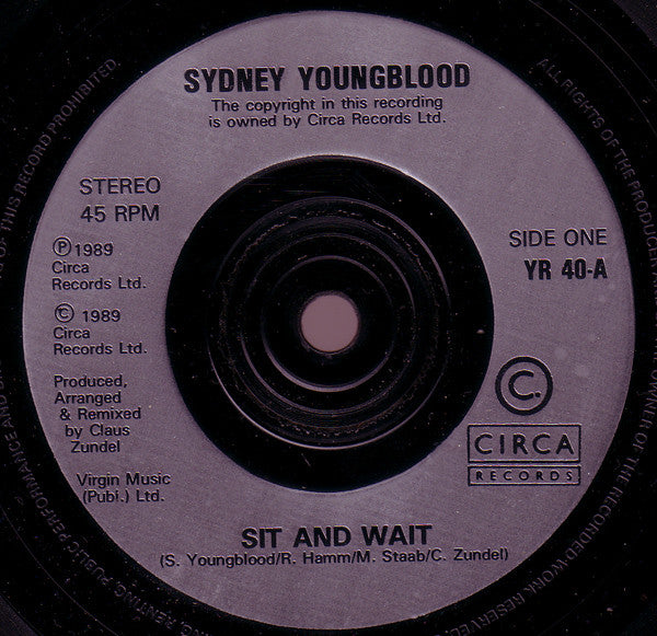 Sydney Youngblood : Sit And Wait (7", Single, Sil)