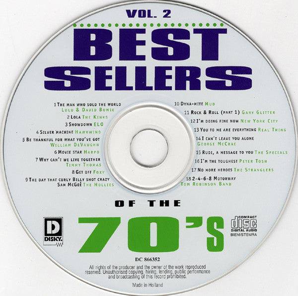 Various : Best Sellers Of The 70's - Vol. 2 (CD, Comp)